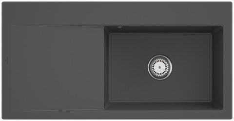 Villeroy & Boch Subway Style 60 – vestavný dřez, barva Graphite – pohled 3