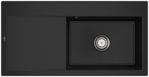 Villeroy & Boch Subway Style 60 – vestavný dřez, barva Chromit – pohled 3