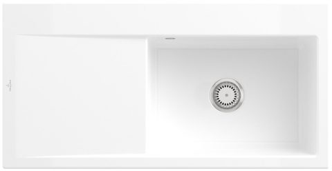 Villeroy & Boch Subway Style 60 – vestavný dřez, barva Snow White – pohled 4