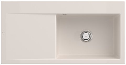 Villeroy & Boch Subway Style 60 – vestavný dřez, barva Crema – pohled 4