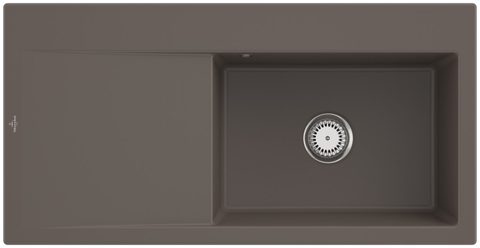 Villeroy & Boch Subway Style 60 – vestavný dřez, barva Timber – pohled 3