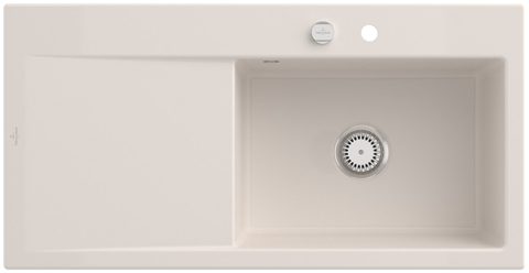 Villeroy & Boch Subway Style 60 – vestavný dřez, barva Crema – pohled 6