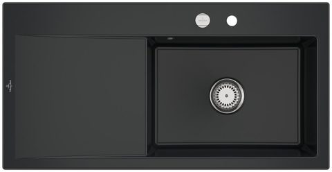 Villeroy & Boch Subway Style 60 – vestavný dřez, barva Pure Black – pohled 6