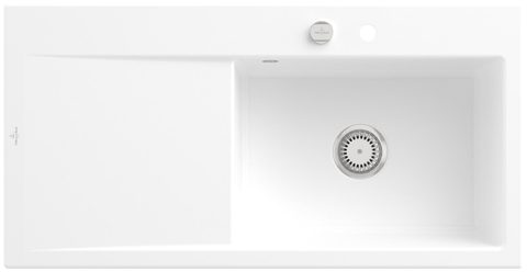 Villeroy & Boch Subway Style 60 – vestavný dřez, barva Stone White – pohled 6