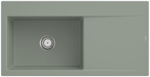 Villeroy & Boch Subway Style 60 – vestavný dřez, barva Morning Green – pohled 1
