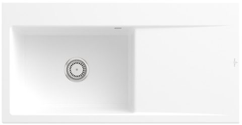 Villeroy & Boch Subway Style 60 – vestavný dřez, barva Stone White