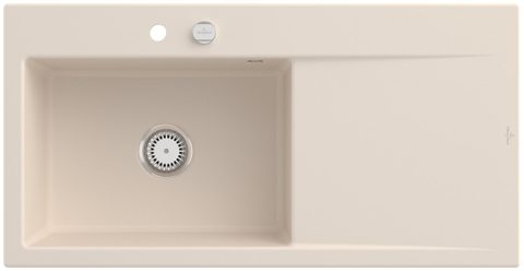 Villeroy & Boch Subway Style 60 – vestavný dřez, barva Ivory – pohled 3