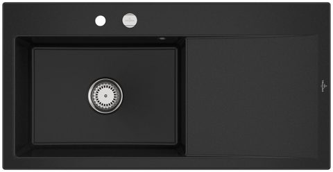Villeroy & Boch Subway Style 60 – vestavný dřez, barva Chromit – pohled 2
