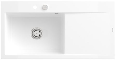 Villeroy & Boch Subway Style 60 – vestavný dřez, barva Snow White – pohled 3