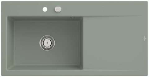 Villeroy & Boch Subway Style 60 – vestavný dřez, barva Morning Green – pohled 2