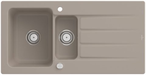 Villeroy & Boch Architectura 60 XR – vestavný dřez, barva Almond – pohled 3