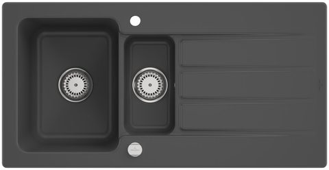 Villeroy & Boch Architectura 60 XR – vestavný dřez, barva Graphite – pohled 2