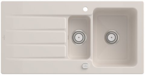 Villeroy & Boch Architectura 60 XR – vestavný dřez, barva Crema – pohled 4