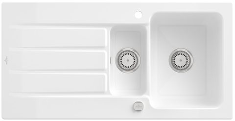 Villeroy & Boch Architectura 60 XR – vestavný dřez, barva White Alpin – pohled 4