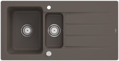 Villeroy & Boch Architectura 60 XR – vestavný dřez, barva Timber – pohled 3