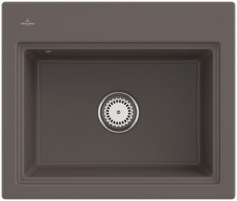 Villeroy & Boch Subway Style 60 S (odkapávač antracit) – vestavný dřez, barva Timber