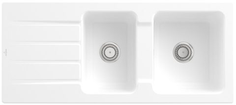 Villeroy & Boch Architectura 80 – vestavný dřez, barva Stone White