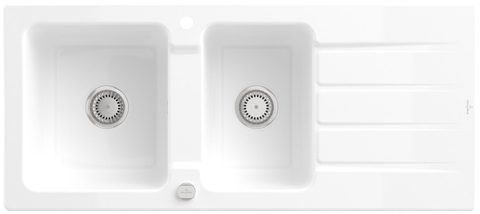 Villeroy & Boch Architectura 80 – vestavný dřez, barva Snow White – pohled 3