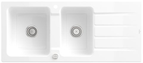 Villeroy & Boch Architectura 80 – vestavný dřez, barva White Alpin – pohled 3