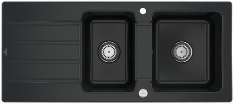 Villeroy & Boch Architectura 80 – vestavný dřez, barva Pure Black – pohled 4