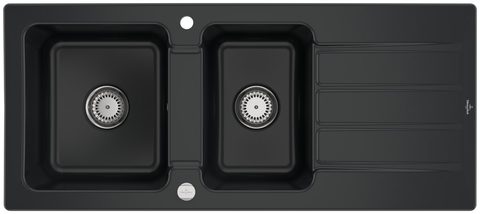 Villeroy & Boch Architectura 80 – vestavný dřez, barva Pure Black – pohled 3