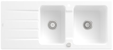 Villeroy & Boch Architectura 80 – vestavný dřez, barva Stone White – pohled 4