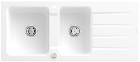 Villeroy & Boch Architectura 80 – vestavný dřez, barva Stone White – pohled 3