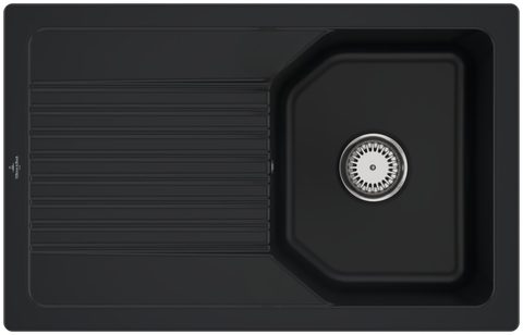 Villeroy & Boch Linara 45 – vestavný dřez, barva Pure Black