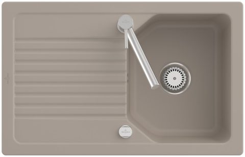 Villeroy & Boch Linara 45 – vestavný dřez, barva Almond – pohled 2