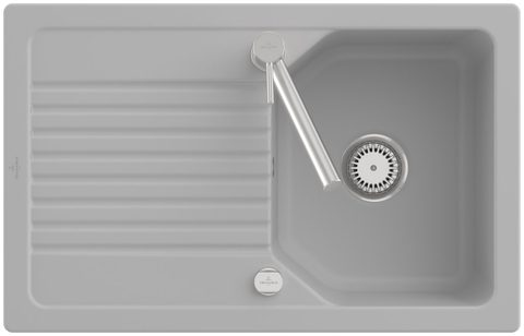 Villeroy & Boch Linara 45 – vestavný dřez, barva Steam – pohled 2