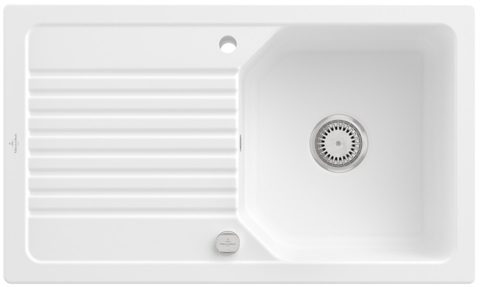 Villeroy & Boch Linara 50 – vestavný dřez, barva Stone White – pohled 2