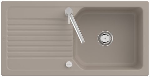 Villeroy & Boch Linara 60 – vestavný dřez, barva Almond – pohled 2