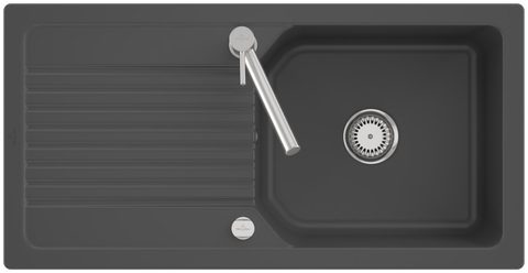Villeroy & Boch Linara 60 – vestavný dřez, barva Graphite – pohled 2