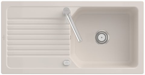 Villeroy & Boch Linara 60 – vestavný dřez, barva Crema – pohled 2