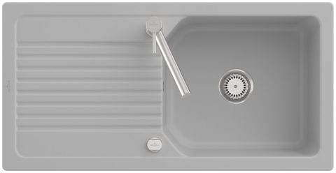 Villeroy & Boch Linara 60 – vestavný dřez, barva Steam – pohled 2
