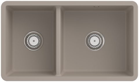Villeroy & Boch Subway 80 U – podstavný dřez, barva Almond – pohled 1