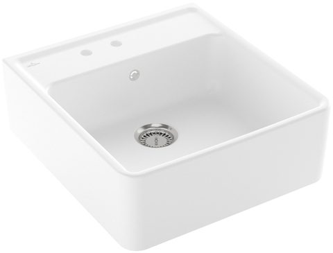 Villeroy & Boch Modulový jednodřez – jednodřez, barva Stone White – pohled 2