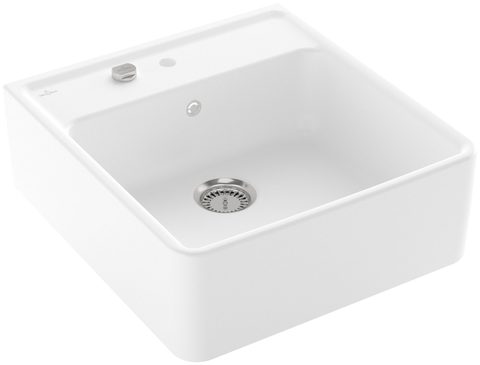 Villeroy & Boch Modulový jednodřez – jednodřez, barva Stone White – pohled 3