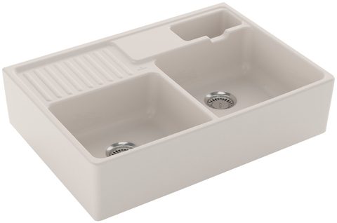 Villeroy & Boch Modulový dvoudřez – dvoudřez, barva Crema – pohled 1