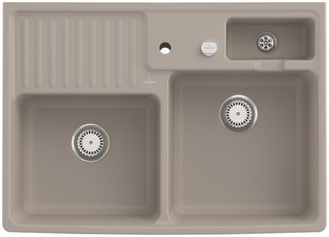 Villeroy & Boch Modulový dvoudřez – dvoudřez, barva Almond – pohled 2