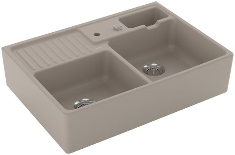 Villeroy & Boch Modulový dvoudřez – dvoudřez, barva Almond – pohled 3