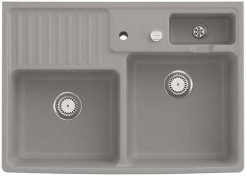 Villeroy & Boch Modulový dvoudřez – dvoudřez, barva Fossil – pohled 3