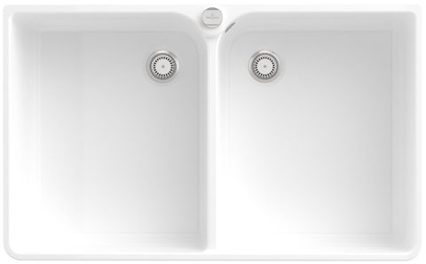 Villeroy & Boch Farmhouse 90 X – dvoudřez, barva White Alpin – pohled 4