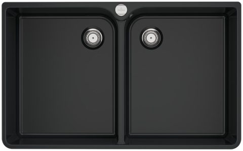 Villeroy & Boch Farmhouse 90 X – dvoudřez, barva Pure Black – pohled 4