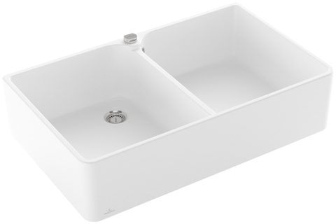 Villeroy & Boch Farmhouse 90 X – dvoudřez, barva Stone White – pohled 3