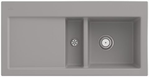 Villeroy & Boch Subway 60 – vestavný dřez, barva Fossil – pohled 5