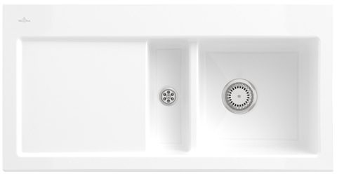 Villeroy & Boch Subway 60 – vestavný dřez, barva White Alpin – pohled 5
