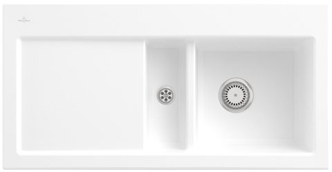 Villeroy & Boch Subway 60 – vestavný dřez, barva Stone White – pohled 5