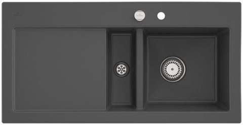 Villeroy & Boch Subway 60 – vestavný dřez, barva Graphite – pohled 4