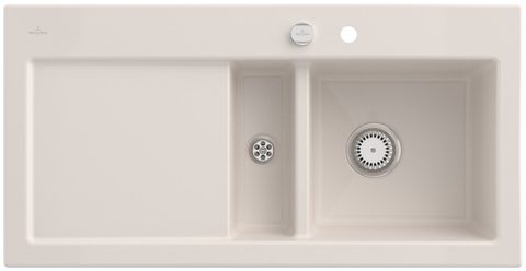 Villeroy & Boch Subway 60 – vestavný dřez, barva Crema – pohled 7
